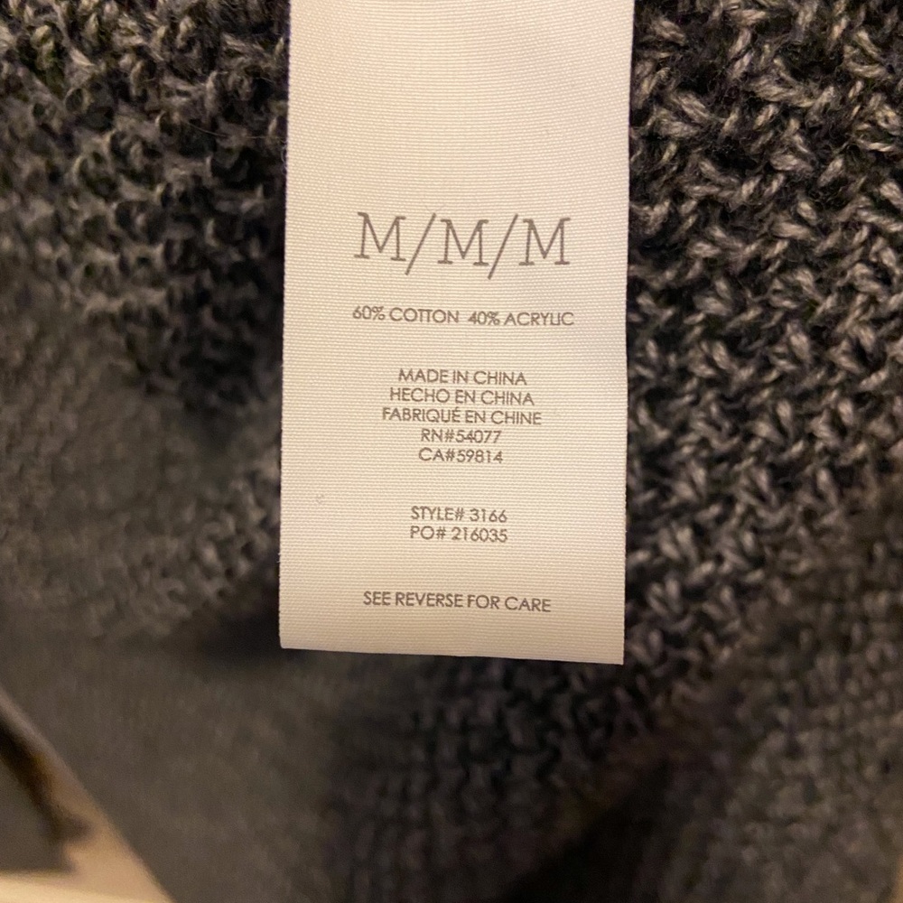 CAbi Charcoal Open Front Cardigan - Picture 4 of 7